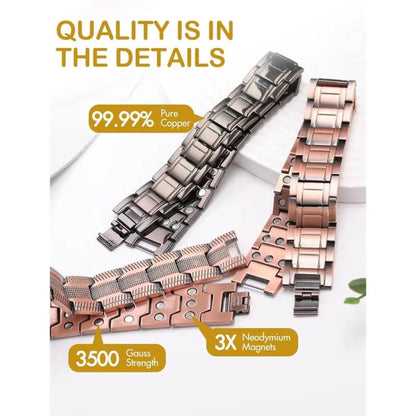 MagniHeal™ Copper Magnetic Bracelet - Relive Fatigue