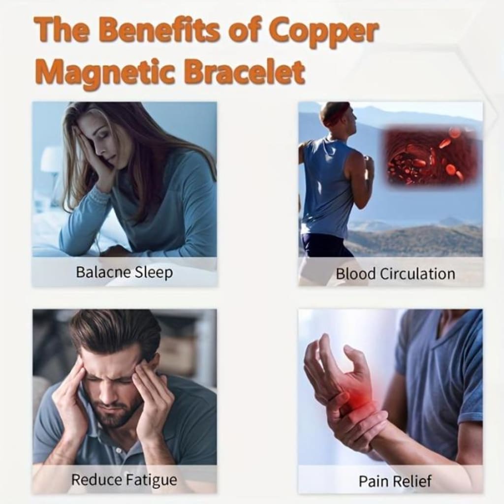 MagniHeal™ Copper Magnetic Bracelet - Relive Fatigue