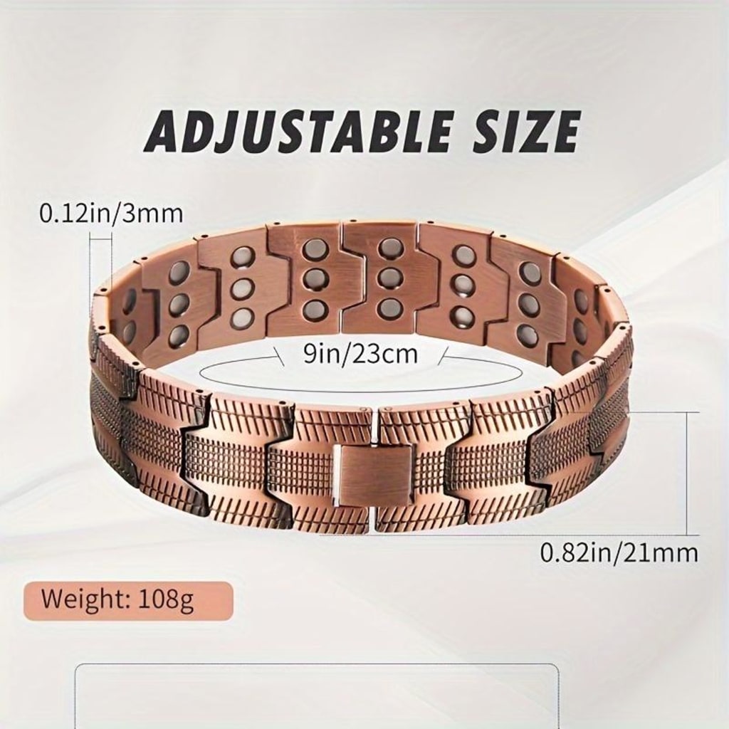 MagniHeal™ Copper Magnetic Bracelet - Relive Fatigue